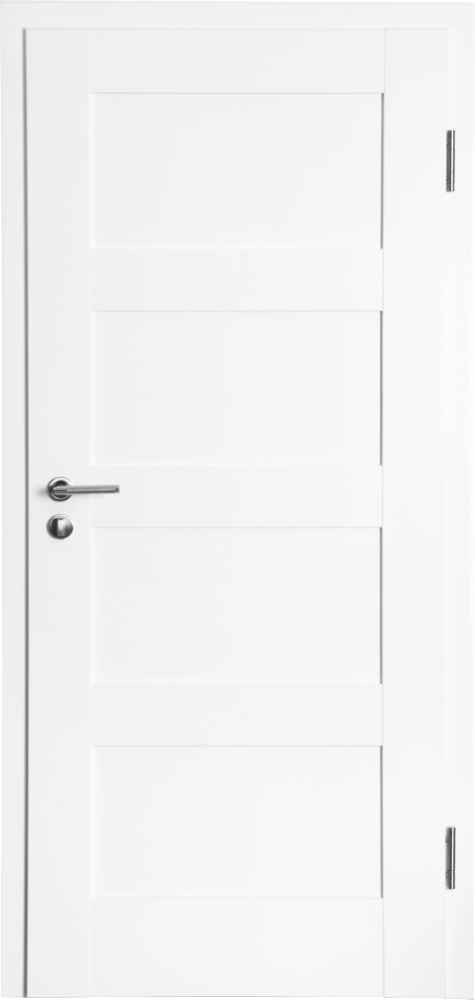 JOKA-Innentür Weißlack 9016 CASA BASIC45 Aufdeck 2 mm, BB-Schloss, mit SL-Bohrung