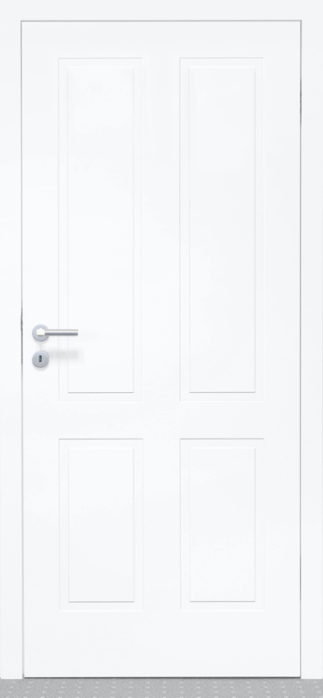 JOKA-Innentür Weißl.9016 FILAN40 HANDMA. Aufdeck 2 mm, BB-Schloss