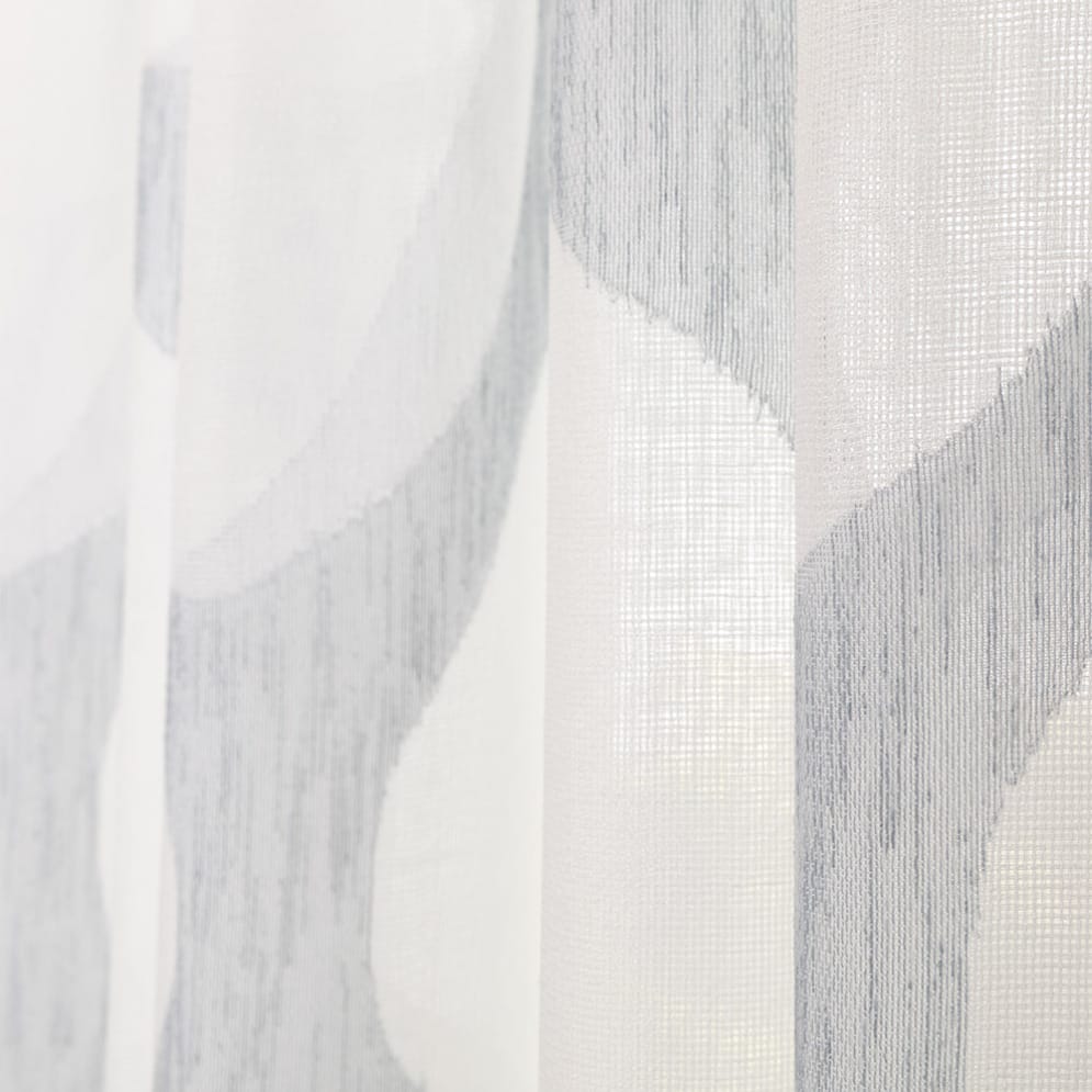 Dina – Off White met licht blauw – 04 - Afbeelding 3