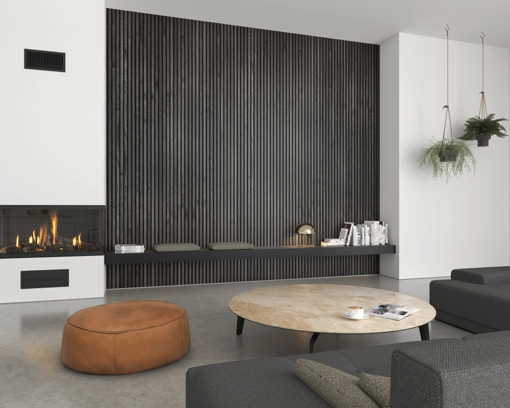 JOKA PARO AKUSTIK Echtholzpaneel GEPRÄGT 2400 x 600 x 20 mm, 2 Paneele/Paket